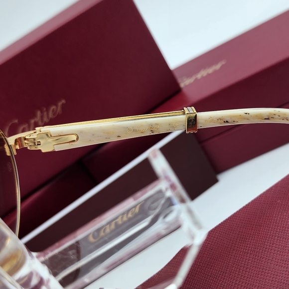 Cartier Natural Horn Sunglasses - Picture 9 of 10
